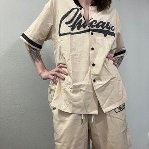 Chicago shirt and short set
